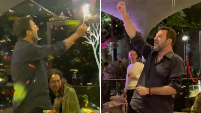 Matteo Salvini scatenato in discoteca balla e canta: "Pioli is on fire"