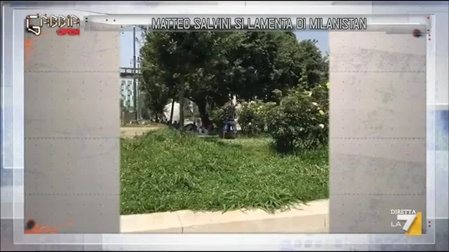 Matteo Salvini si lamenta di Milanistan