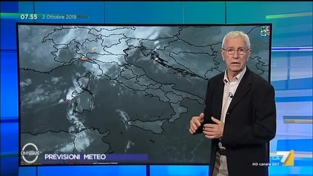 Le previsioni del tempo del 2 ottobre