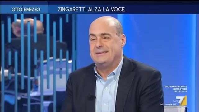 Zingaretti alza la voce - Otto e Mezzo Puntata 07/01/2020