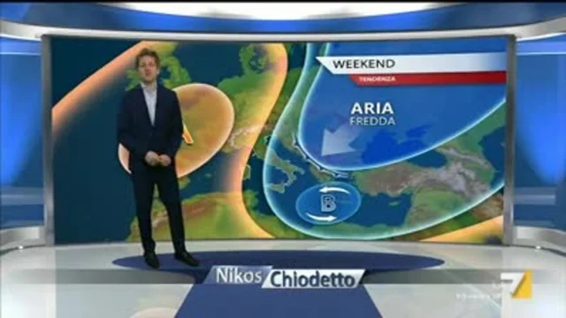 Il meteo della sera del 19 febbraio