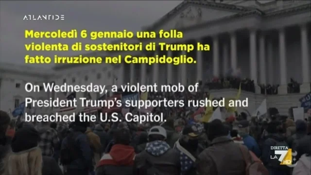 La ricostruzione dell'assalto al congresso del USA del 6 gennaio