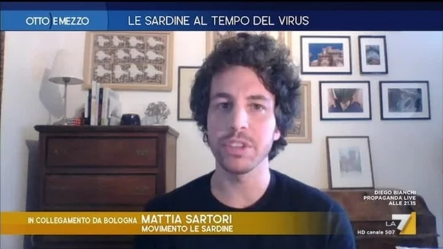 Le sardine al tempo del virus - Otto e Mezzo - Puntata del 03/04/2020