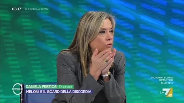 Board of Peace, Preziosi: "Meloni sta con due piedi in una scarpa"