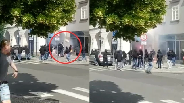 Finale di Conference, duri scontri tra fiorentini e inglesi a Praga: feriti e arrestati