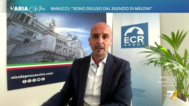 Ranucci via da Report, Procaccini: "Mi lascia basito il modo in cui tratta le donne"