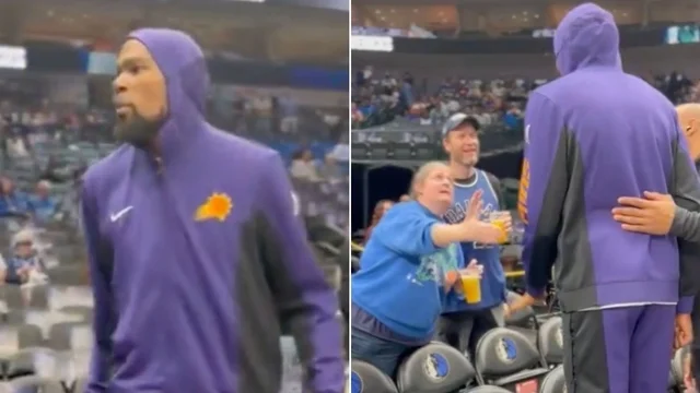 NBA, tifosa insulta Kevin Durant: lui si avvicina minaccioso, ma la reazione è sorprendente