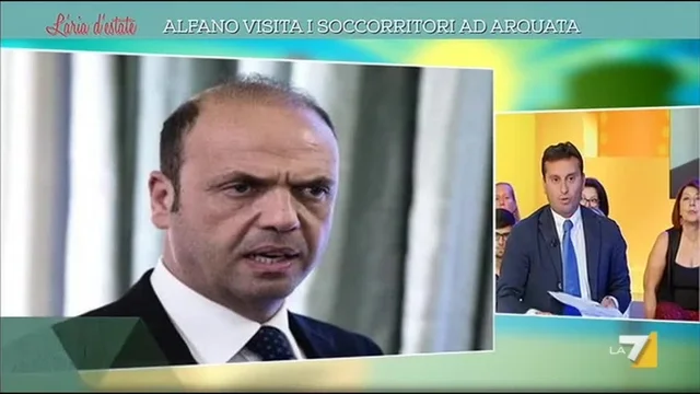 Alfano: 'Dai soccorritori lavoro straordinario'