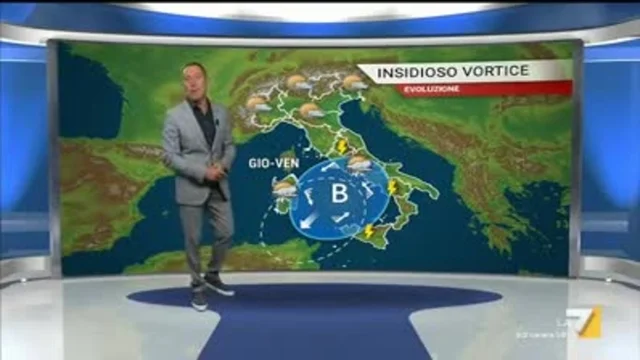 Il meteo della sera del 19 settembre
