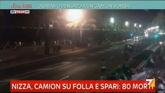 Attentato a Nizza, parla un testimone: 'Abbiamo pensato a un camion bomba'