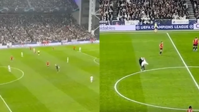 Champions League, sventola la bandiera palestinese e ferma il gioco