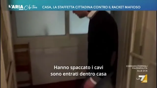 Casa, la staffetta cittadina contro il racket mafioso