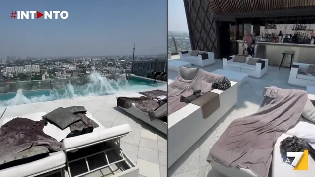 Terremoto a Bangkok: i video delle persone in piscina nei grattacieli durante le scosse