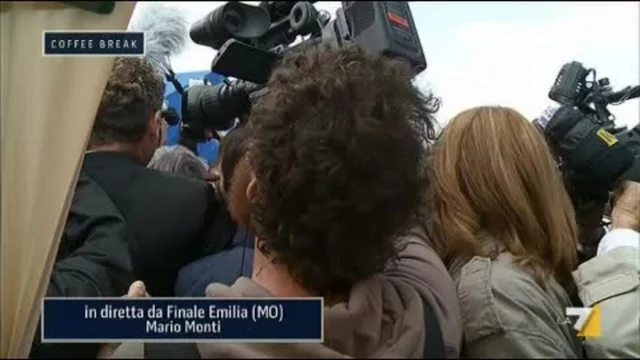 MARIO MONTI IN DIRETTA DA FINALE EMILIA