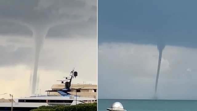 Tromba d'aria a Livorno: auto ribaltate e alberi sradicati. Protezione civile in azione per gestire l'emergenza