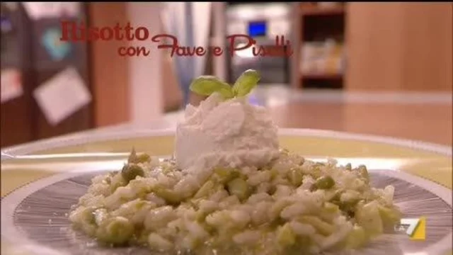 Risotto con fave e Piselli