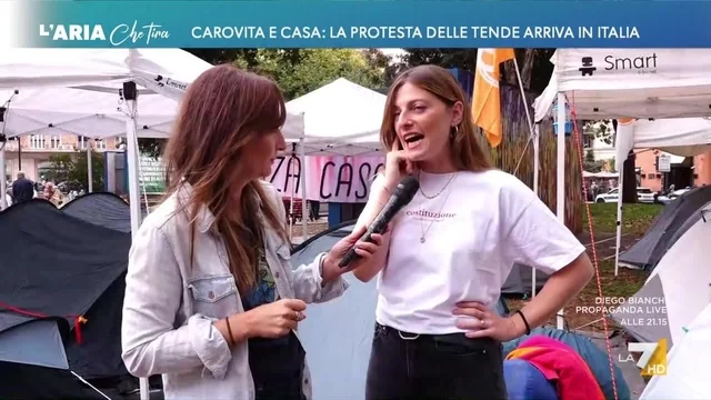 Protesta delle tende, Virginia Libero: "L'emergenza abitativa la viviamo sulla nostra pelle come generazione da anni"
