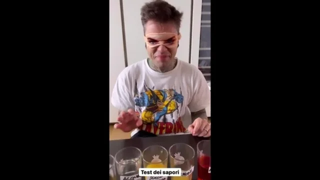 Fedez dopo il Covid fa il test dei sapori: il risultato è un disastro