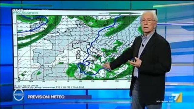 Le previsioni meteo del 06/01/2020