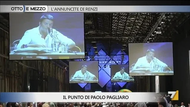 Pagliaro: Renzi, rischio saturazione