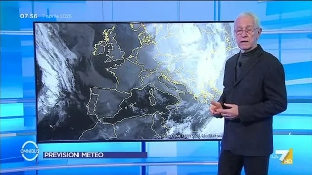 Previsioni Meteo di oggi di Paolo Sottocorona