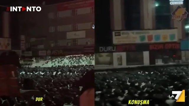 Centinaia di corvi invadono la piazza principale di Erzincan, Turchia: il video