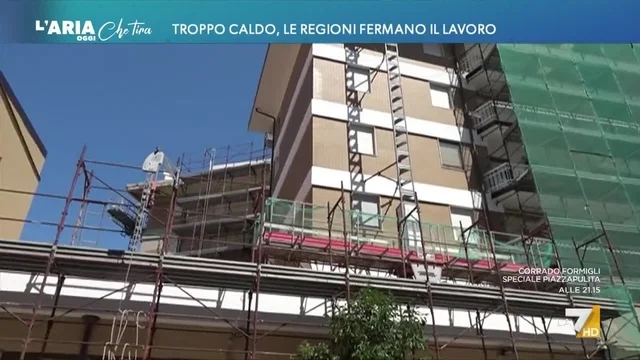 Troppo caldo, le regioni fermano il lavoro