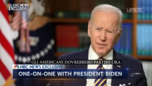 Ucraina, Biden: "I cittadini americani dovrebbero andarsene ora"