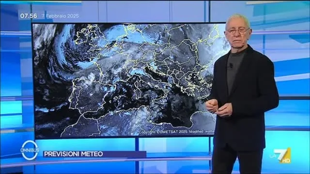 Le Previsioni Meteo di oggi di Paolo Sottocorona - 7/2/2025
