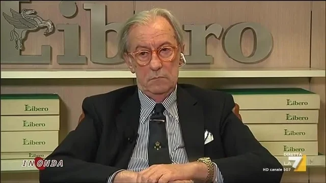 Vittorio Feltri: 'Di quello che dice il Papa non m'importa nulla, quando si parla di Renzi provo conati di vomito'