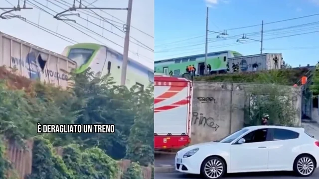 Treno merci deragliato a Milano: impatto con un convoglio passeggeri, un ferito. Video