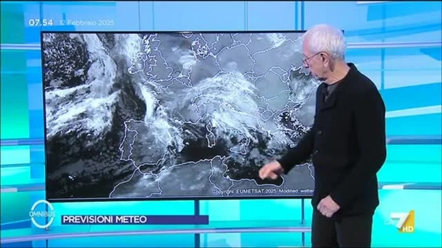 Previsioni Meteo di oggi di Paolo Sottocorona