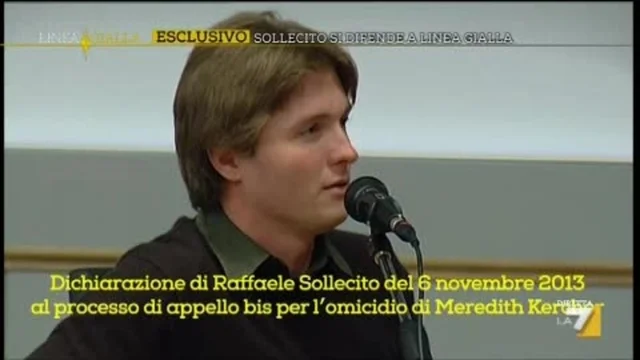 Omicidio Meredith: dichiarazione Sollecito in aula del 06/11/2013