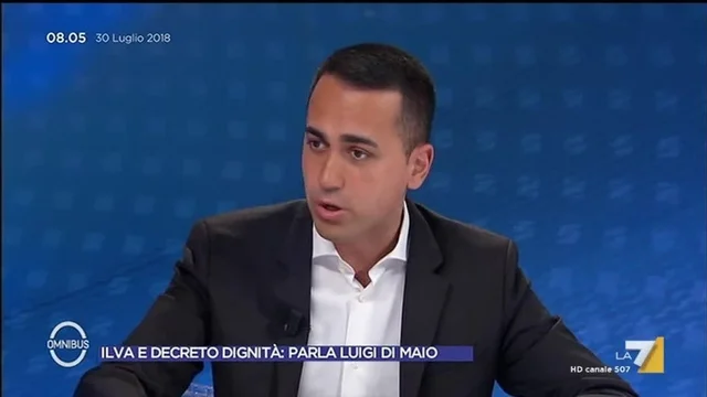Ilva e decreto dignità: parla Luigi Di Maio