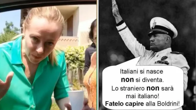 Emilia-Romagna, foto di Mussolini sul profilo dell'uomo che ha filmato Giorgia Meloni