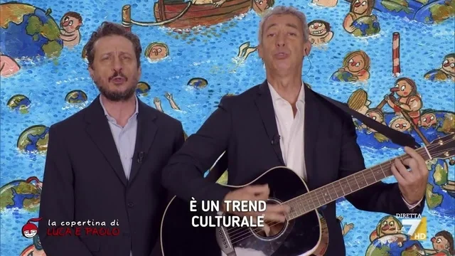 Luca e Paolo a DiMartedì: "Siamo i Watussi" diventa "Siam filorussi"