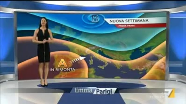 Il meteo della sera