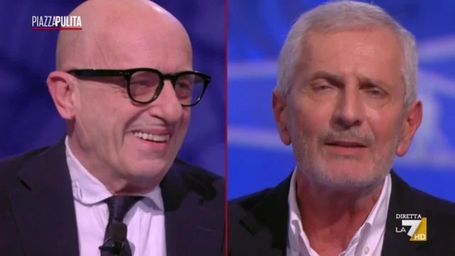 Carofiglio ai telespettatori: "Sappiate che quando Sallusti mi interrompe, o ride, è perché l'argomento colpisce nel segno..."