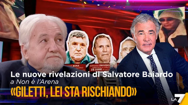 Messina Denaro, Giletti intervista Baiardo: le nuove rivelazioni a Non è l'Arena