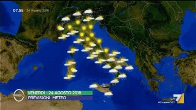 Omnibus - Meteo 24/8/2018