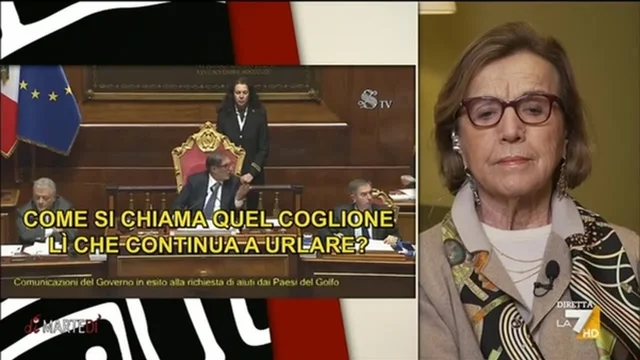 "Come si chiama quel coglione?", La Russa insulta un senatore Pd: il video mostrato per la prima volta a diMartedì