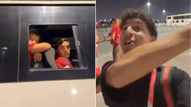 Tifosi marocchini sfottono gli spagnoli: "L'aeroporto è da quella parte"