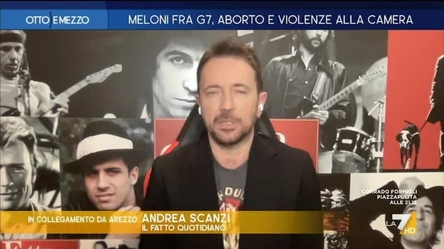 Meloni, fra G7, aborto e violenze alla Camera - Otto e Mezzo