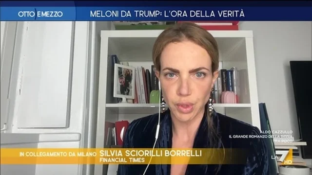 Meloni da Trump: l'ora della verità - Otto e Mezzo - Puntata del 16/4/2025