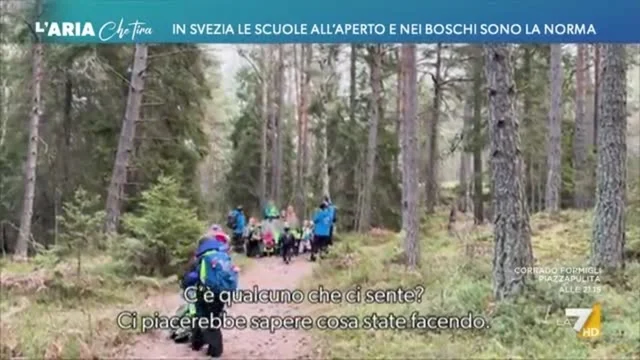 In Svezia le scuole all'aperto e nei boschi sono la norma