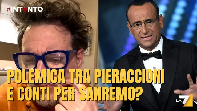 Pieraccioni e Carlo Conti in polemica su Sanremo? "Ora i tuoi amici sono Gerry Scotti e la Clerici?"