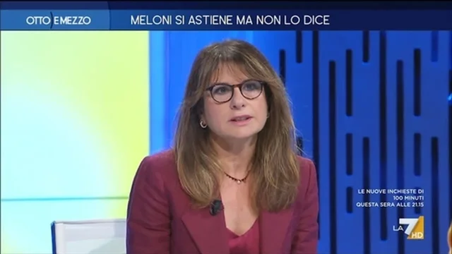 Meloni si astiene ma non lo dice - Otto e Mezzo
