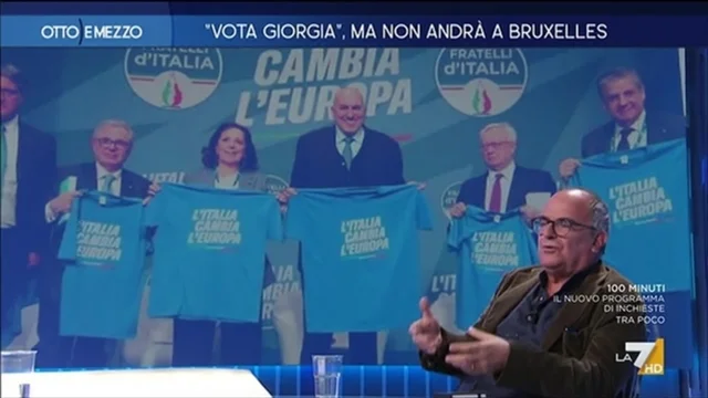 "Vota Giorgia", ma non andrà a Bruxelles - Otto e Mezzo - Puntata del 29/4/2024