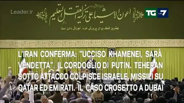 TG LA7 edizione delle 13.30 del 1/3/2026