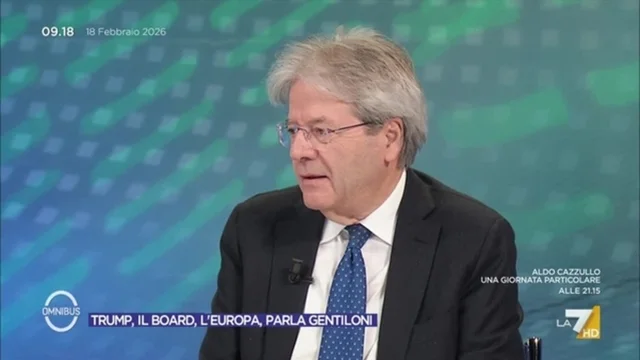 Board of Peace, Gentiloni: "Organismo imbarazzante. Spero che ci sia Italia anche a Ginevra"